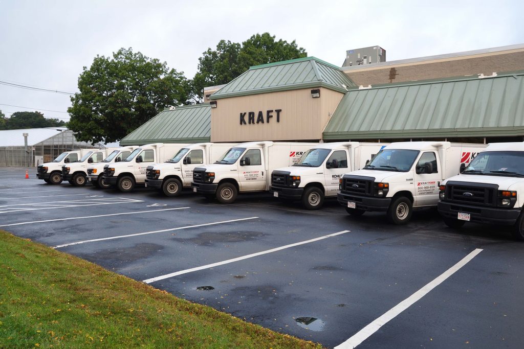 Kraft trucks.
